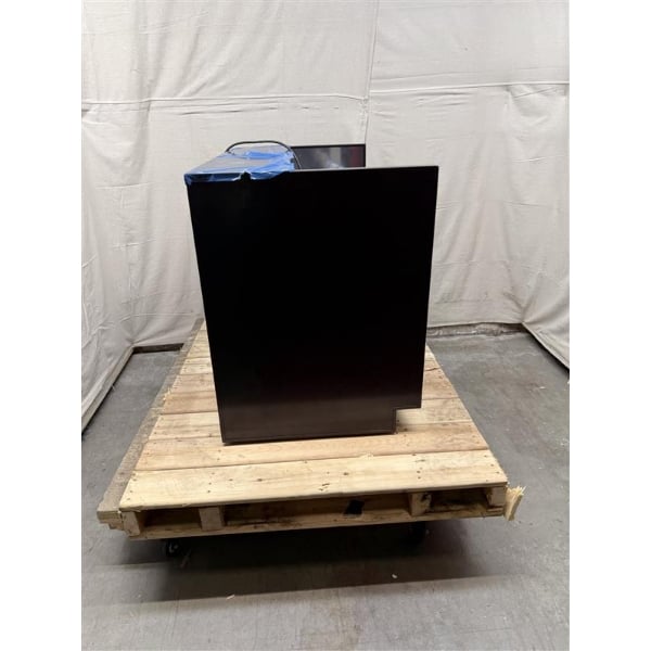 Scratch and Dent Structural Concepts CN43R-UC-E3 Oasis 47 5/8" Black Narrow Undercounter Air Curtain Merchandiser - 110-120V