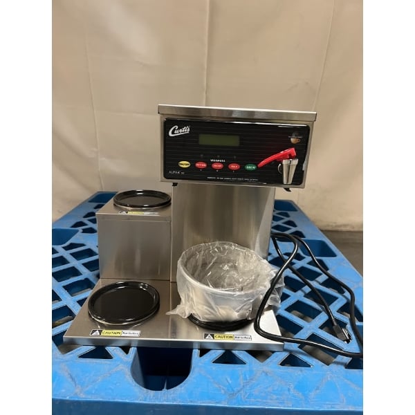 Scratch and Dent Curtis ALP3GTL63A000 12 Cup Coffee Brewer with 3 Lower Warmers on Left - 120/220V