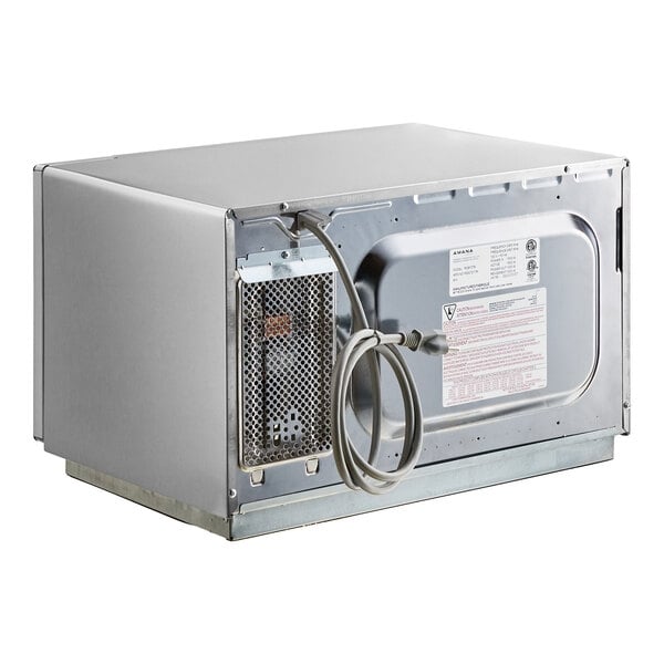 Scratch and Dent Amana RCS10TS Stackable Commercial Microwave with Push Button Controls - 120V, 1000W