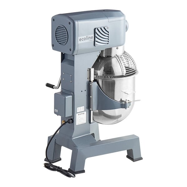 Scratch and Dent Ecoline by Hobart EMM20-1STD 20 Qt. Planetary Stand Mixer with Guard & Standard Accessories - 120V, 1 hp