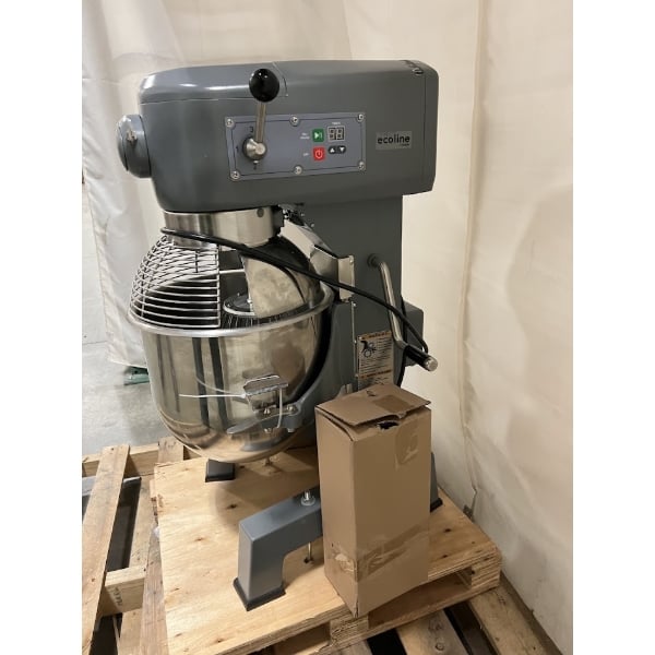 Scratch and Dent Ecoline by Hobart EMM20-1STD 20 Qt. Planetary Stand Mixer with Guard & Standard Accessories - 120V, 1 hp