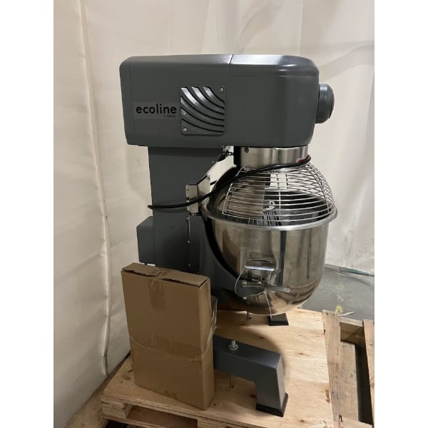 Scratch and Dent Ecoline by Hobart EMM20-1STD 20 Qt. Planetary Stand Mixer with Guard & Standard Accessories - 120V, 1 hp