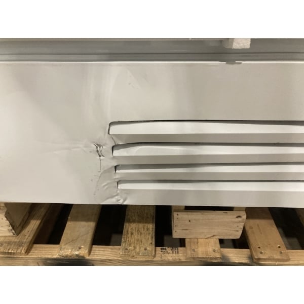 Scratch and Dent MainStreet Equipment GMC-49 52 3/4" White Swing Glass Door Merchandiser Refrigerator - 120V