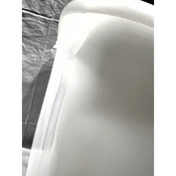 Scratch and Dent Cambro IB36148 34 Gallon / 540 Cup White Flat Top Mobile Ingredient Storage Bin with Sliding Lid
