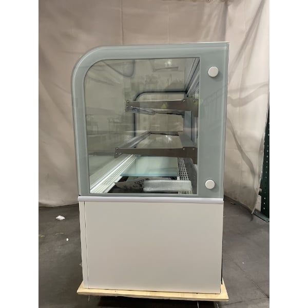 Scratch and Dent Avantco BC-60-HC 60" Curved Glass White Refrigerated Bakery Display Case