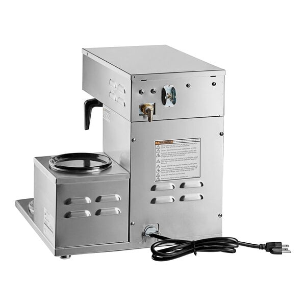 Scratch and Dent Curtis ALP3GTR12A000 12 Cup Coffee Brewer with 3 Lower Warmers on Right - 120V