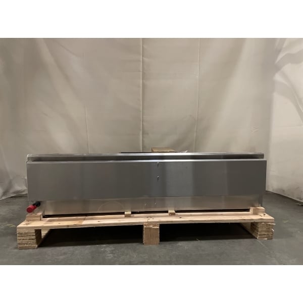 Scratch and Dent Cooking Performance Group GTU-CPG-48-N Ultra Series 48" Chrome Plated Natural Gas 4-Burner Countertop Griddle - 120,000 BTU