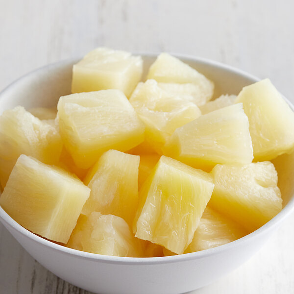 pineapple in bowl