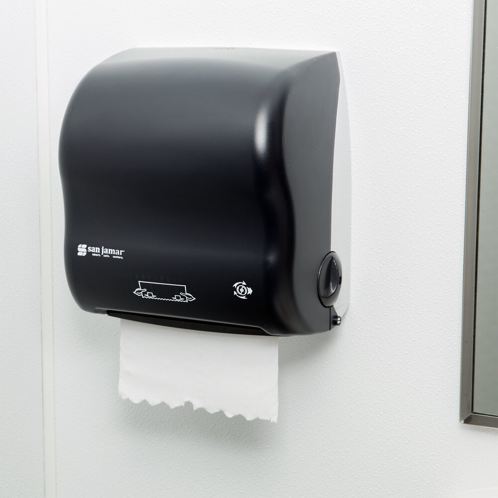 San Jamar T7500TBK Simplicity Classic Compact Mechanical Hands Free