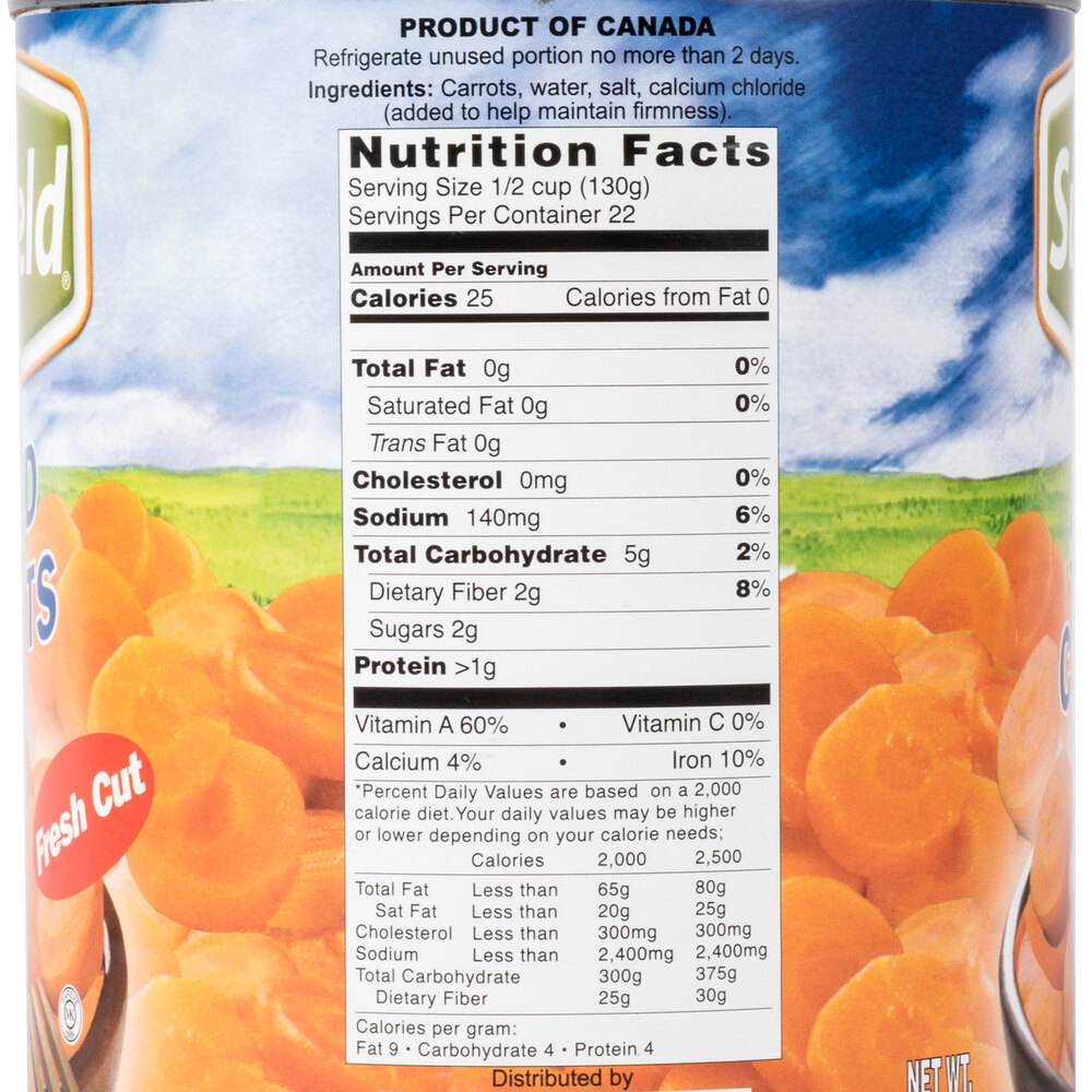 thumbnail image 2 of Great Value Sliced Carrots – 6 Cans (14.5 Oz Each), No Preservatives, Kosher, Shelf-Stable 2 of 6
