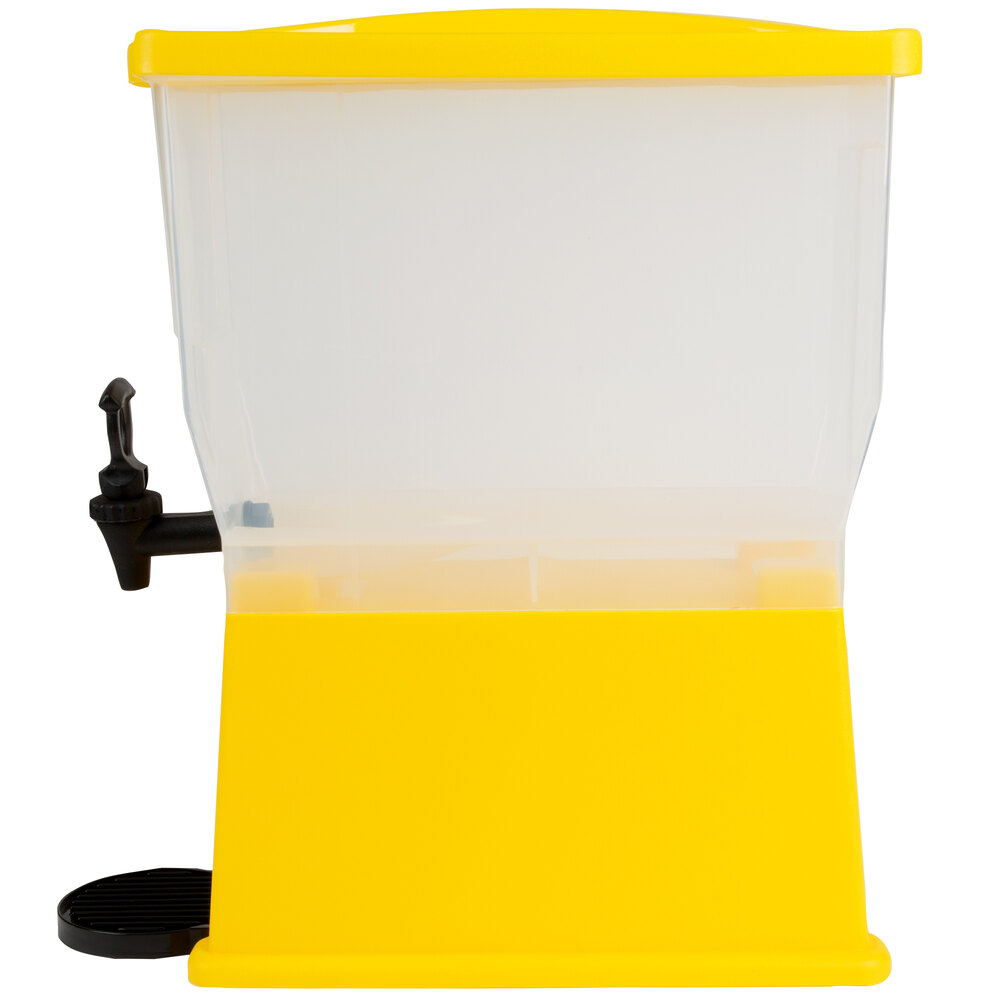 Choice 3 Gallon Yellow Beverage Dispenser