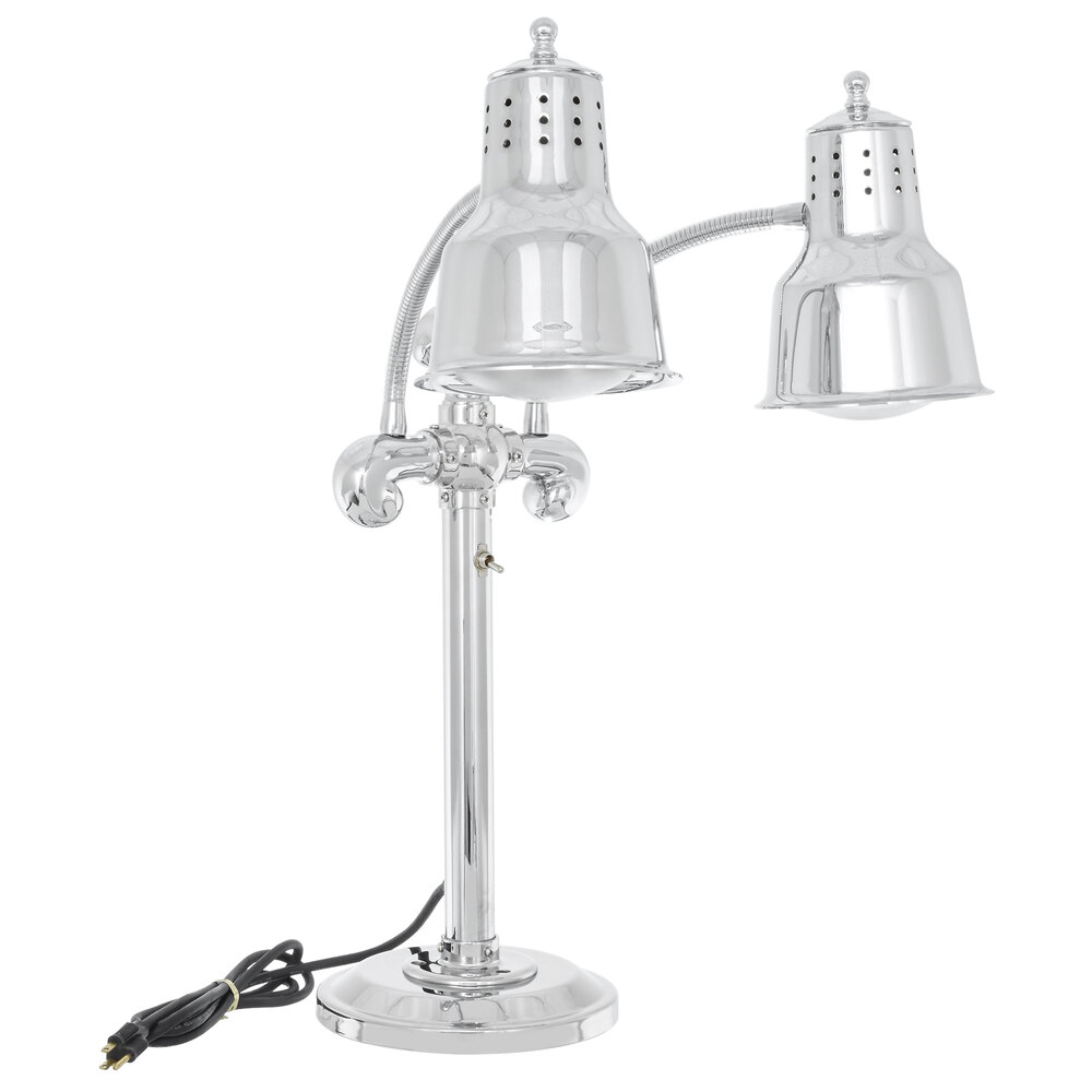 Hanson Heat Lamps DLM/RB9SOL/CH Portable Single 9" Chrome Freestanding