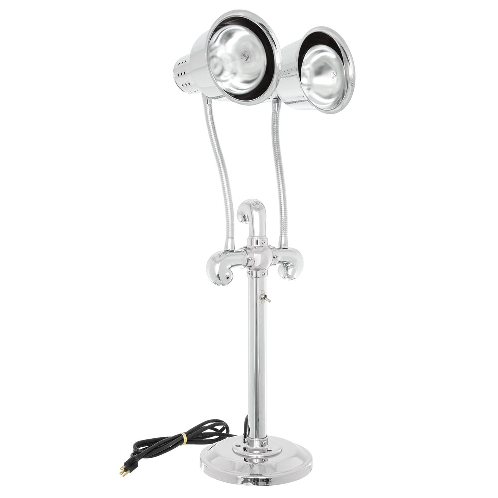 Hanson Heat Lamps DLM/RB9SOL/CH Portable Single 9" Chrome Freestanding