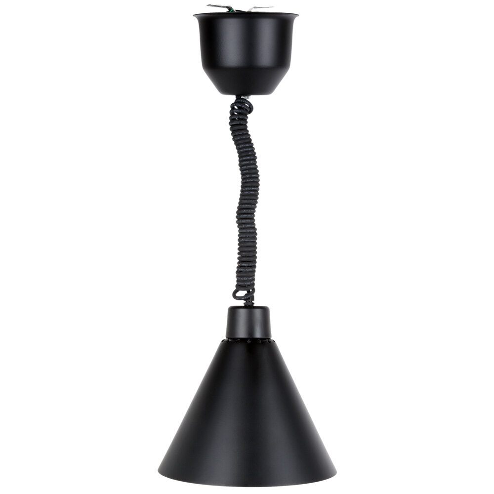 Hanging Heat Lamps Webstaurant Hanson Heat Lamps 400 Ret B Retractable Cord Ceiling Mount Lamp With Black