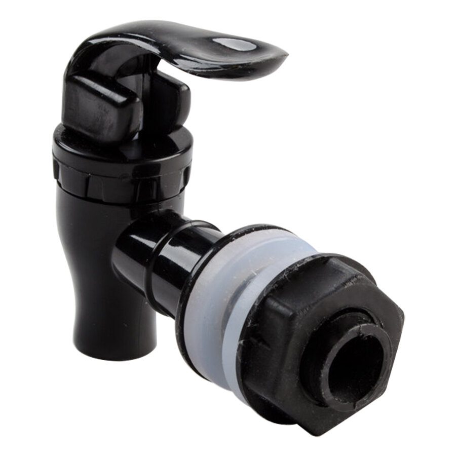 Replacement Black Spigot for Core Glass Beverage Dispensers