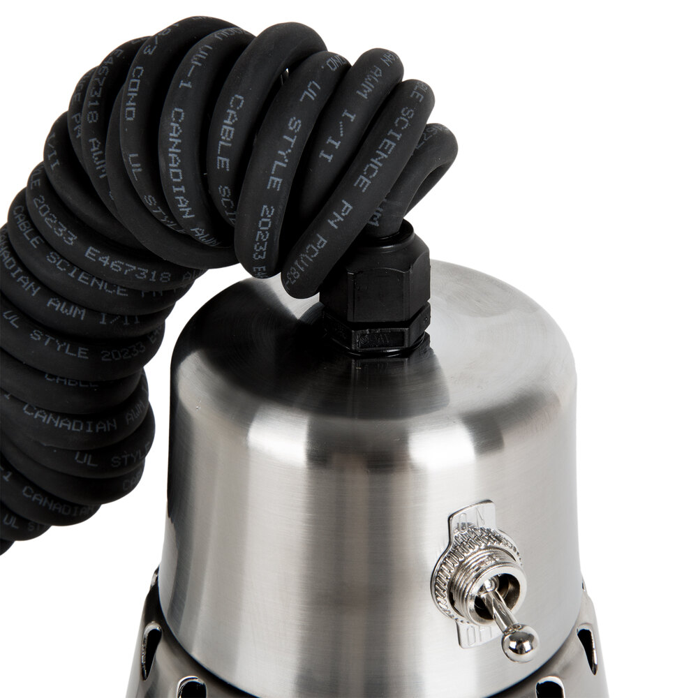 Hanson Heat Lamps 900/RET/SS Retractable Cord Ceiling Mount Heat Lamp