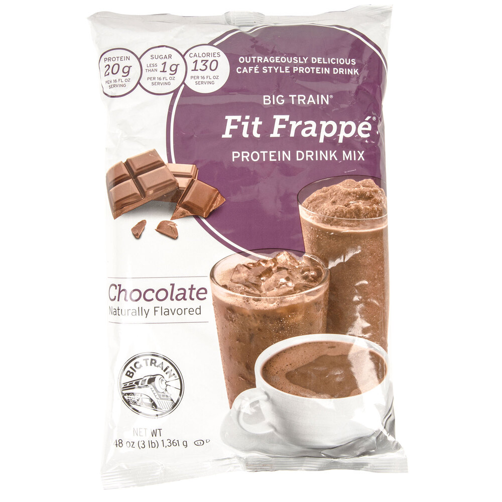 Big Train Fit Frappe Chocolate Protein Drink Mix - 3 Lb.