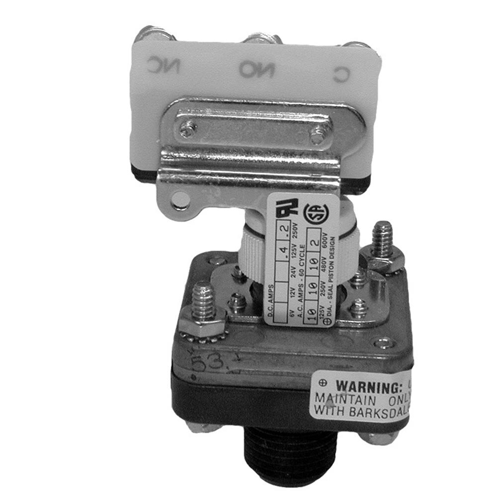 All Points 421101 1/2" NPT Gas Pressure Switch 0.5 to 15 PSI