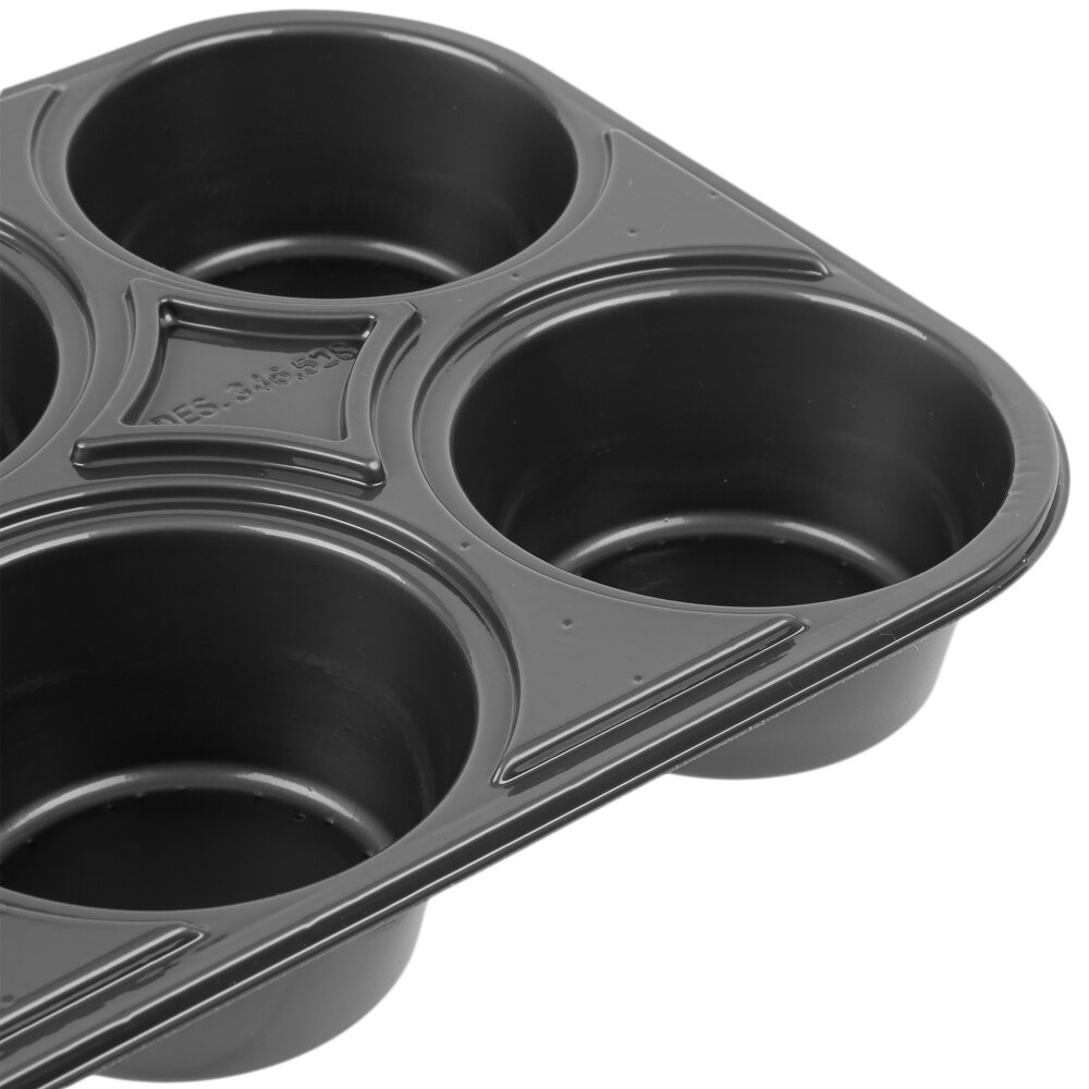 Genpak 55306 Bake N' Show Dual Ovenable 6 Cup Muffin Pan 250/Case