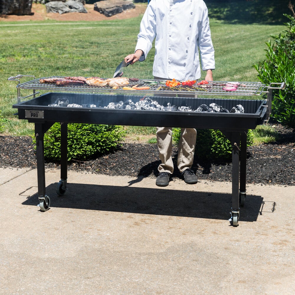 Backyard Pro HeavyDuty Charcoal Grill 60" WebstaurantStore