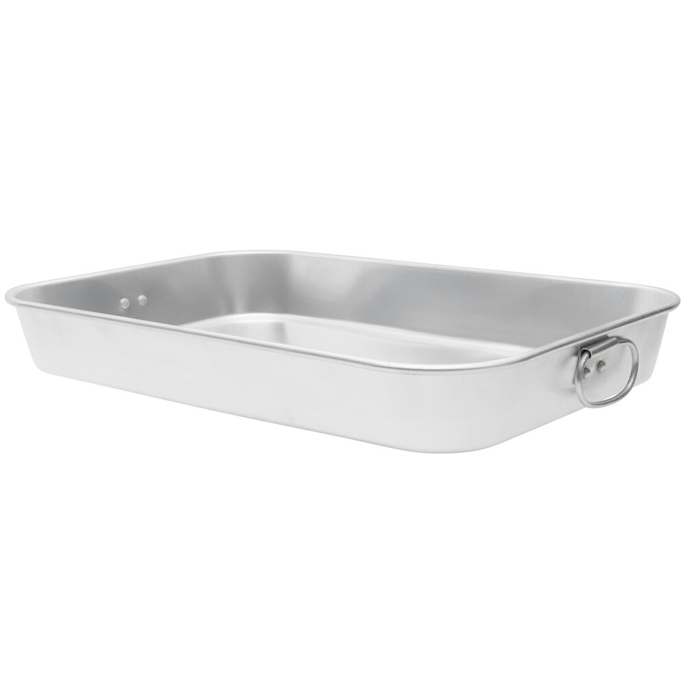 Aluminum Baking Pan with Handles 17 3/4" x 11 1/2" x 2 1/4"