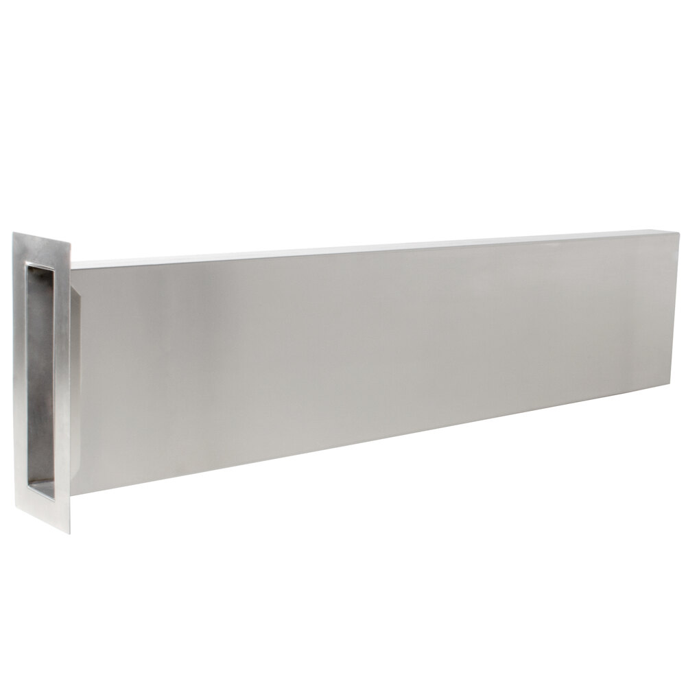 Regency Stainless Steel Vent Duct for Conveyor Dishwashers 72"