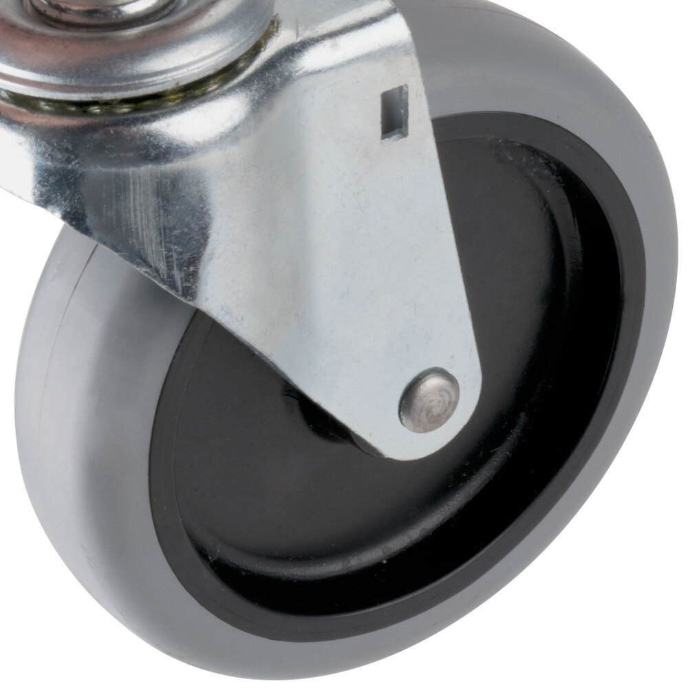 4" Replacement Swivel Stem Caster for Utility Carts