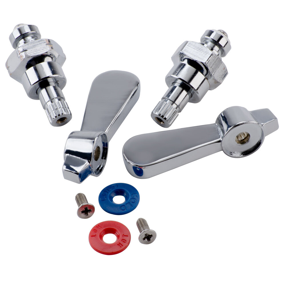 Regency Lead Free Faucet Repair Kit with Handles and Stems for Wall