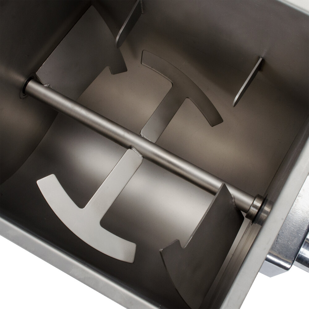 Weston 362001W 44 lb. Manual Meat Mixer with Removable Paddles