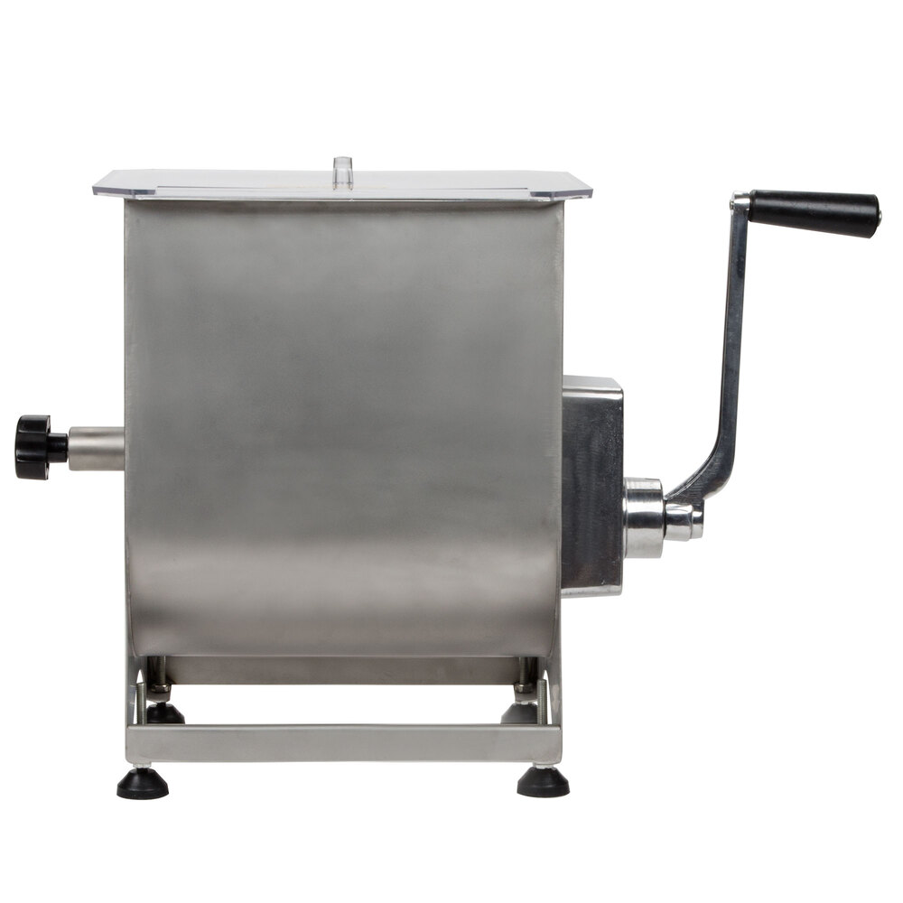Weston 362001W 44 lb. Manual Meat Mixer with Removable Paddles
