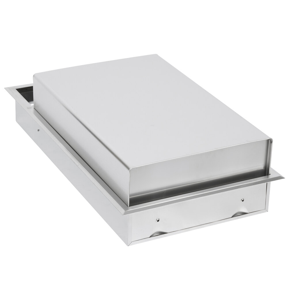 Bobrick B3644 Stainless Steel Recessed Waste Receptacle