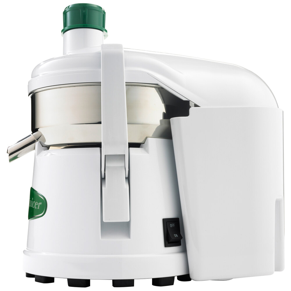 Omega J4000 Juicer with White Finish and Pulp Ejection 5,200 RPM
