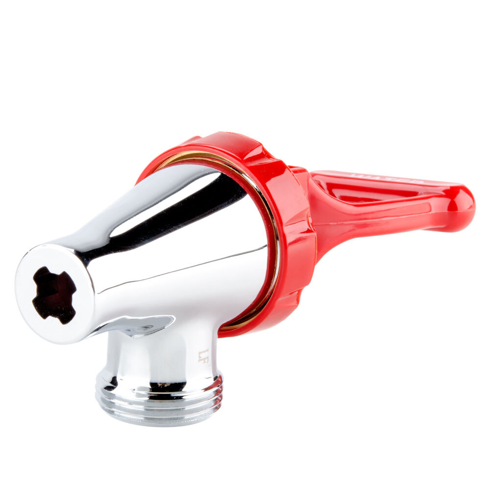 Bunn 07094.0001 Faucet Assembly with Red Handle for H5 & H10 Hot Water