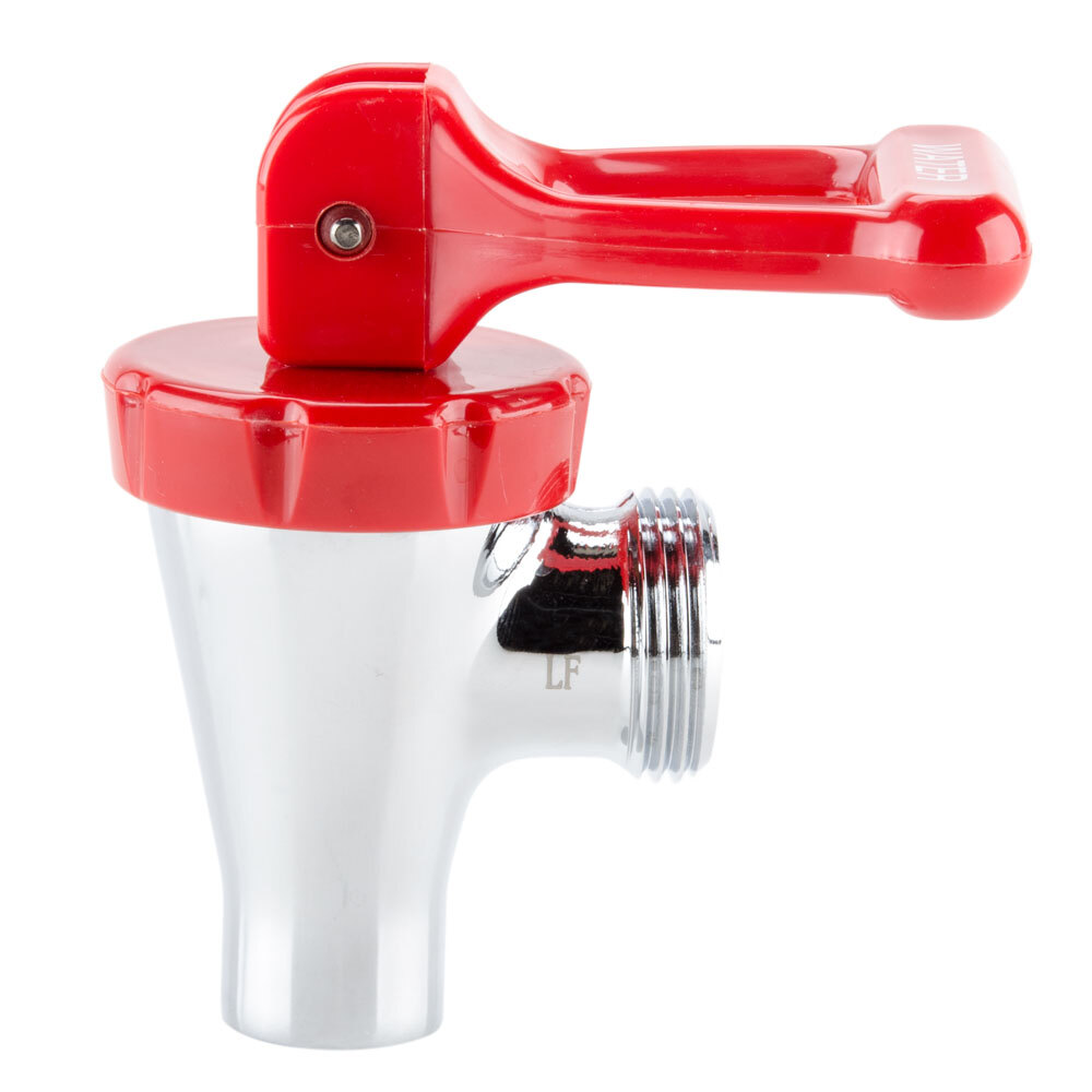 Bunn 07094.0001 Faucet Assembly with Red Handle for H5 & H10 Hot Water