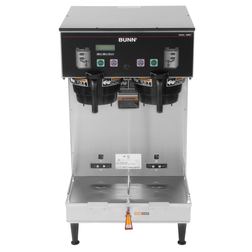 Bunn 33500.0046 BrewWISE Dual Soft Heat DBC Brewer - 120/208V-240V