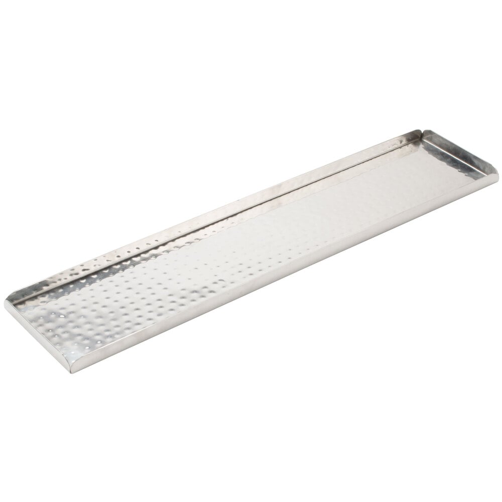 American Metalcraft Hmst X Rectangular Hammered - Hammered Stainless Steel Tray Main Picture Image Preview american metalcraft hmst x rectangular hammered - hammered stainless steel tray main picture image preview