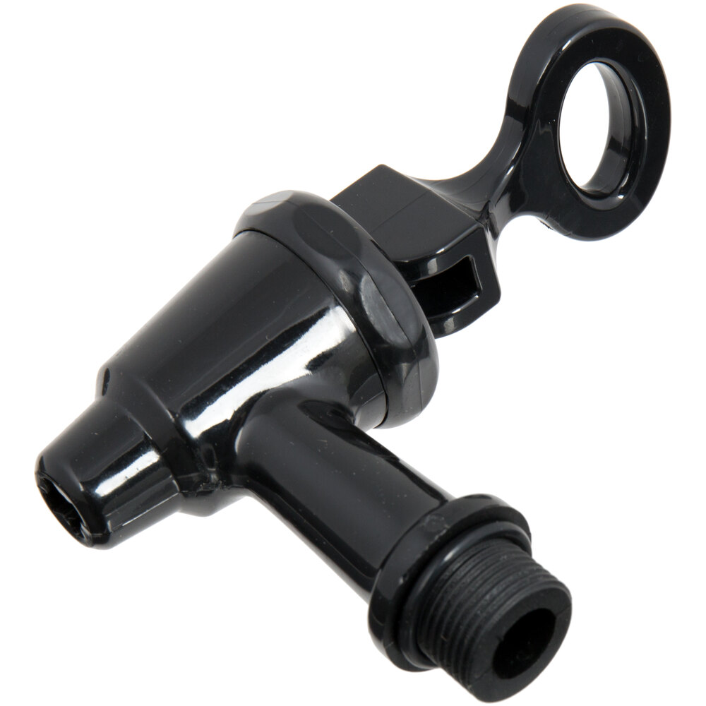 Choice Black Beverage Dispenser Replacement Faucet for Choice Beverage