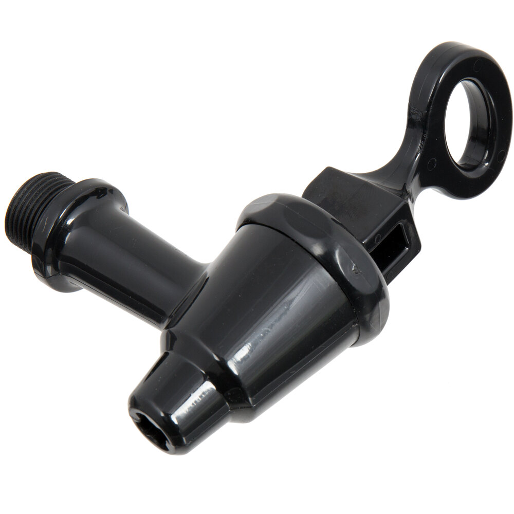 Choice Black Beverage Dispenser Replacement Faucet for Choice Beverage