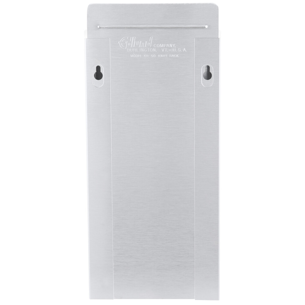 Edlund KR50W Stainless Steel Enclosed 12" Knife Rack with White Insert