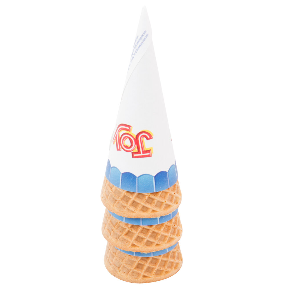Joy 415 Jacketed Sugar Ice Cream Cone 200/Pack