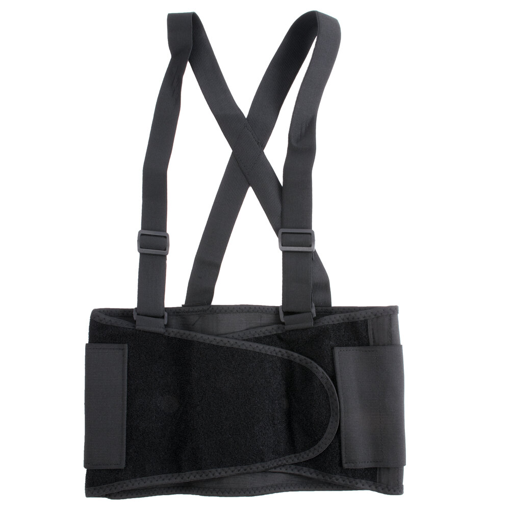 Black Back Support Belt Large