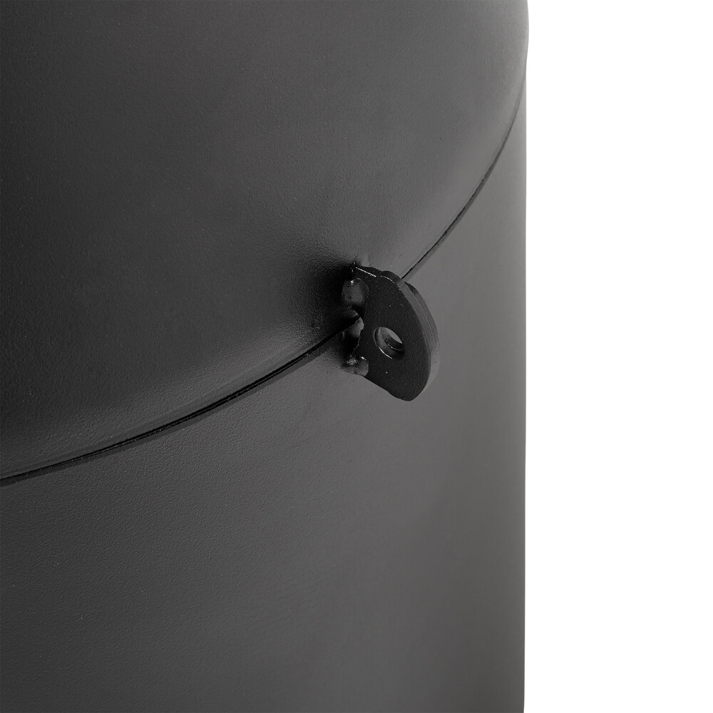 Rubbermaid FG9W3300BLA Infinity Black Traditional Free Standing Smoking