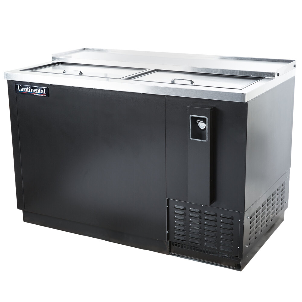 Continental Refrigerator CBC50 50" Black Horizontal Bottle Cooler