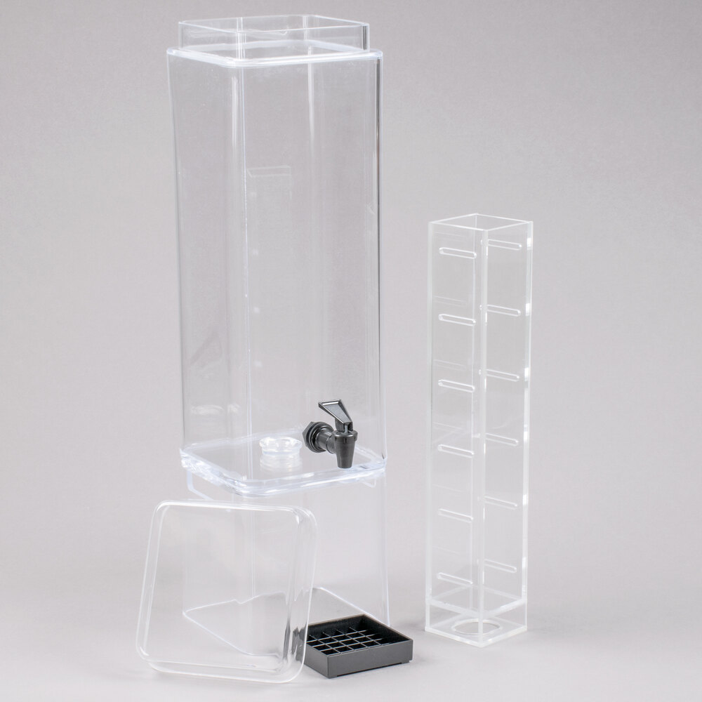 CalMil 11125AINFH Classic 5 Gallon Acrylic Beverage Dispenser with