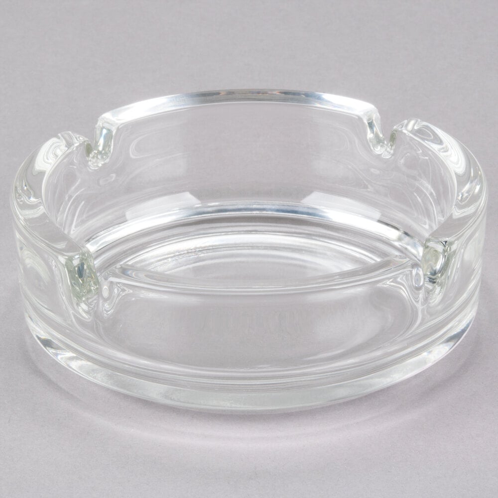 Arcoroc C1320 1 3/8" Round Stackable Glass Ashtray by Arc Cardinal 24