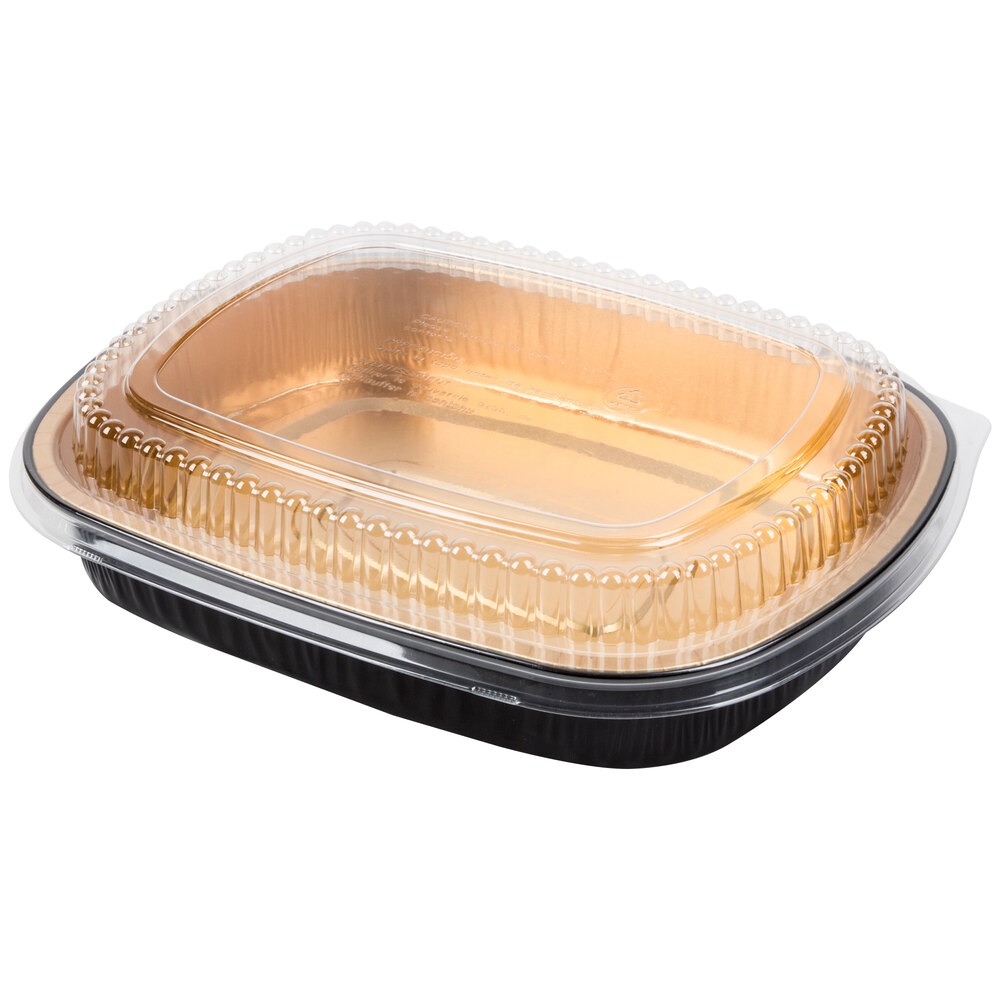 Durable Packaging 9553PT50 Large Black and Gold Black Diamond Foil