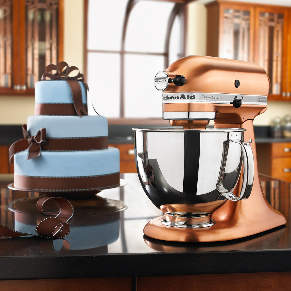 KitchenAid KSM152PSCP Satin Copper Custom Metallic Series 5 Qt   560964 