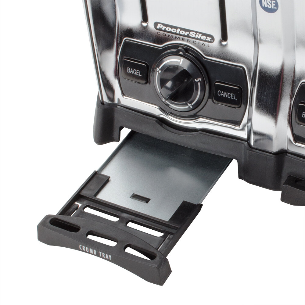 Proctor Silex 24850 4 Slice Commercial Toaster with 1 1/2" Wide Slots