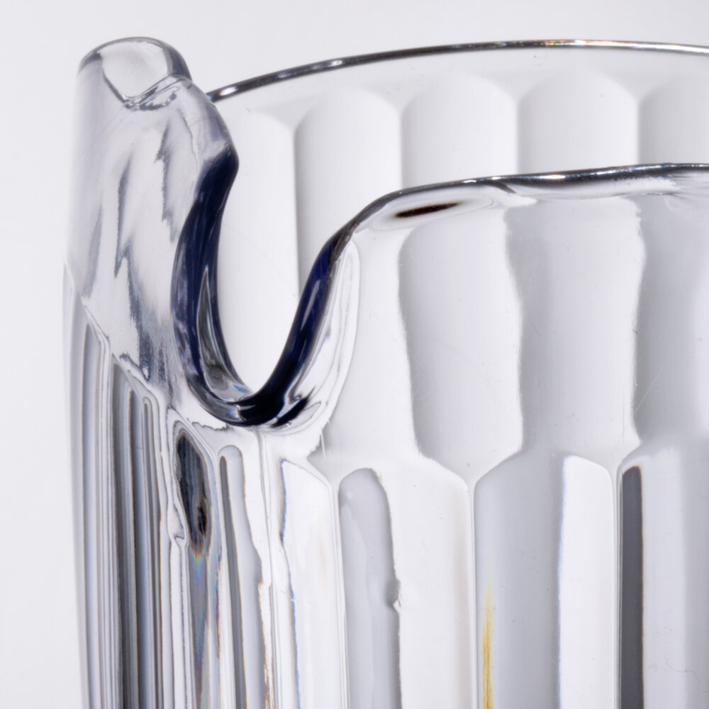 Choice 32 oz. Clear SAN Plastic Beverage Pitcher