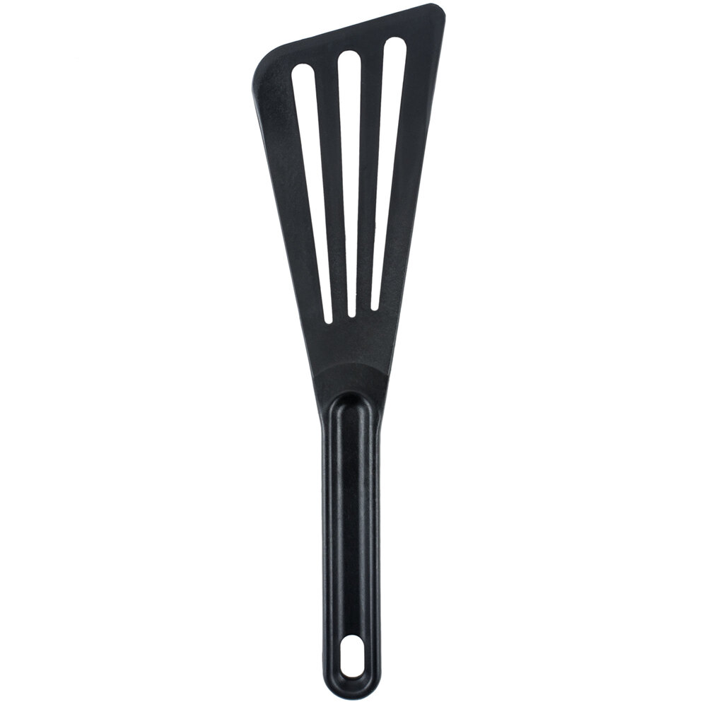 Mercer Culinary Hell's Tools® Black Slotted Spatula (12